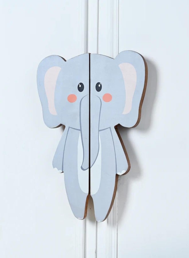Look Mumma Elephant Premium Cupboard Handle/Drawer - Handcrafted Kids Room Hardware - Image 2